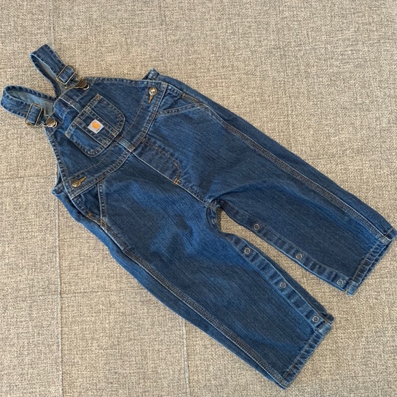 Carhartt Other - Carhartt - 24 month, denim overalls